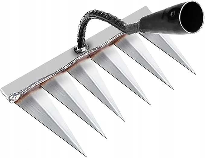 Grabie ogrodowe do pielenia odchwaszczania ogrodu metalowe 24cm