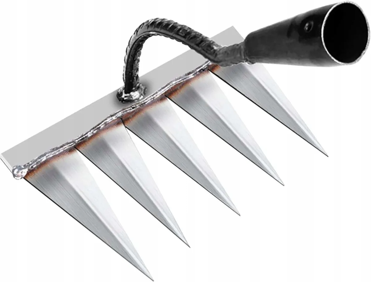 Grabie ogrodowe metalowe 20 cm do pielenia i spulchniania gleby