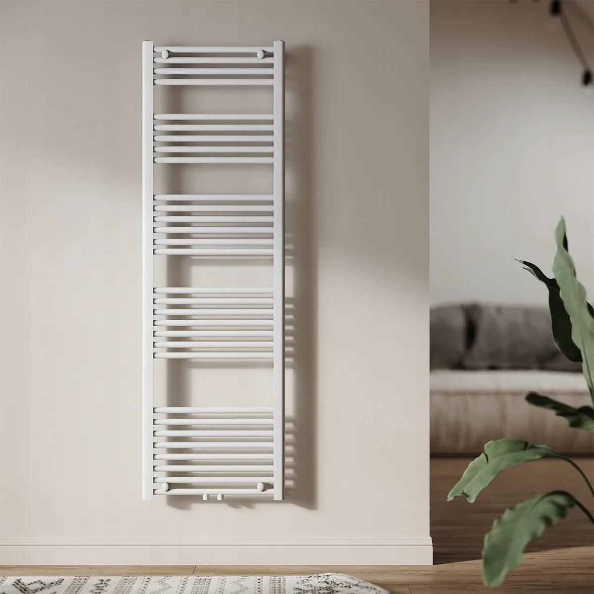 Grzejnik łazienkowy wodny SONNI 702 W 500 x 1600 mm biały