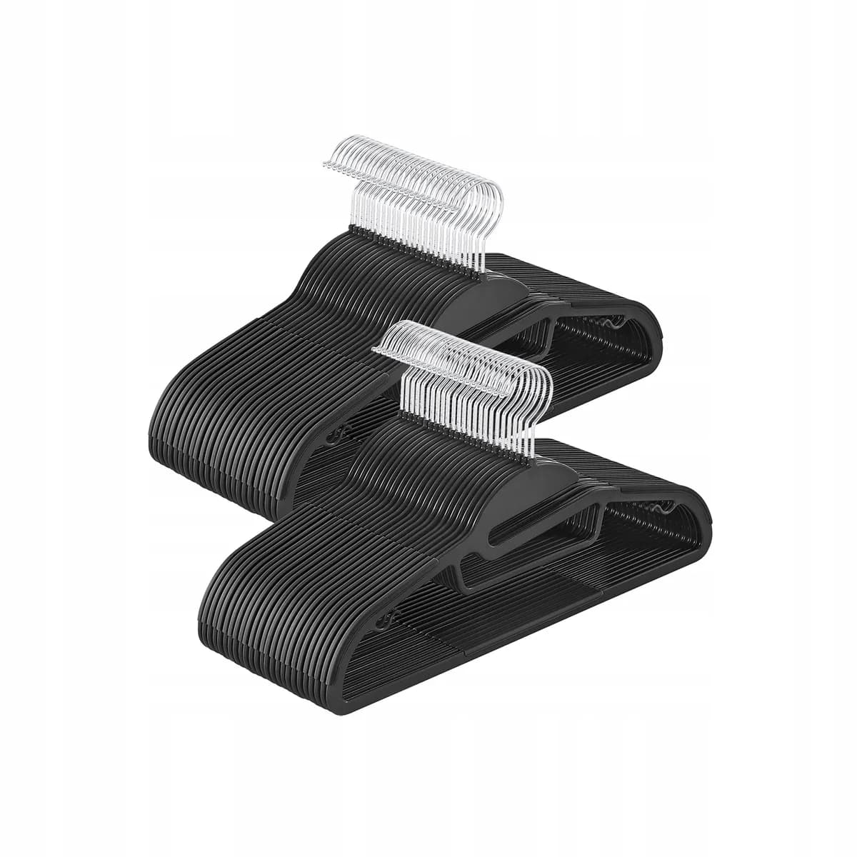 Wieszaki na ubrania Songmics CRP041B05 czarne 50 szt.